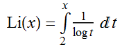 Logarithmic integral
